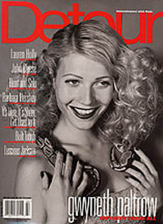 Gwyneth Paltrow smiling on the cover of Detour Magazine